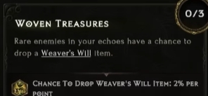 last epoch woven treasures effect description